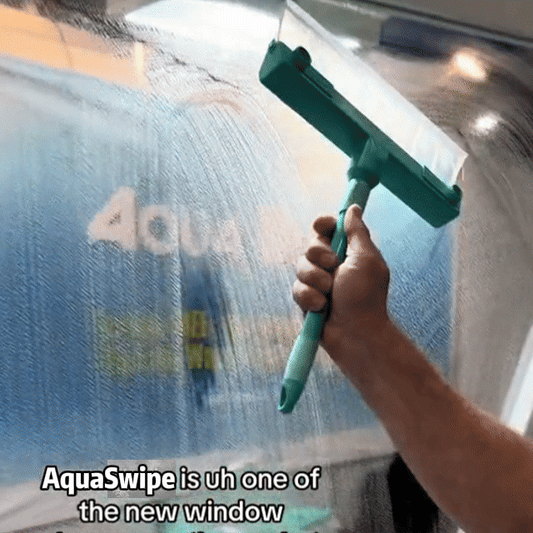 AquaSwipe™ Recyclable Silicone Window Squeegee Kit!